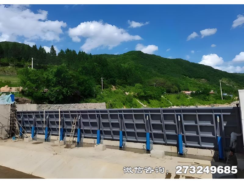 河道灌溉控制坝用于农田灌溉渠道与生态补水工程，由灌溉公司、农业合作社及水务局采用。钢制坝体调节灌溉水量，支持手动/电动启闭与开度限位控制。防渗漏设计减少水资源浪费，适配中小口径渠道需求，保障灌溉效率。河道灌溉控制坝价格电话微信联系厂家。