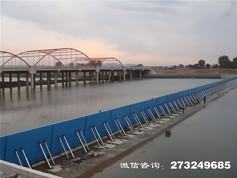 灌区渠道节制坝用于农田灌溉渠道水量管理，由灌溉公司、农业合作社及水务局采用。钢制坝体手动/电动调节水位，支持分水比例动态控制。防渗漏设计减少水资源浪费，适配矩形、梯形等多种渠道断面，保障灌溉效率。灌区渠道节制坝价格电话微信联系厂家。